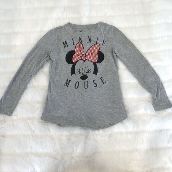 Minnie Mouse Heather Long T Shirt (L) - Picture 1 of 4